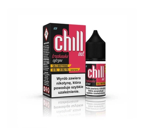 Liquid Chill Out 10ml - Truskawka Cytryna Ice 20mg