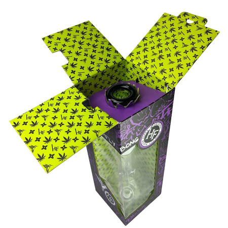Fajka Bongo High Fly (Si) - Transparent Big