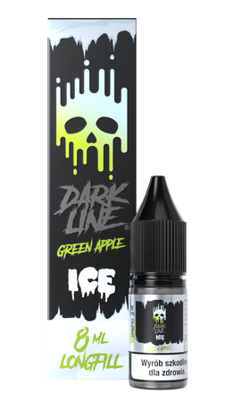 Longfill Dark Line Ice 8ml - Green Apple