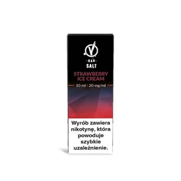 E-liquid Vbar Salt 10ml - Strawberry Ice Cream 20mg