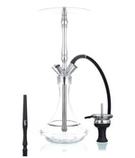 Wasserpfeife Aladin MVP 550 Silver Clear