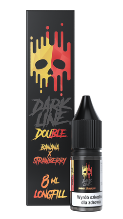 Longfill Dark Line Double 8ml - Banana Strawberry
