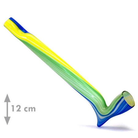 Glass pipe 11 - Bent (12cm)