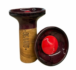 Hookah Bowl Oblako Flow Red On Purple/Black