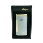 Feuerzeug Fummo Rockley (Flat Torch Flame/Silver&Gold)