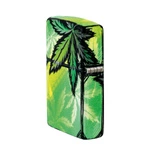 Lighter ZIPPO - GLOWING CANNABIS MATTE