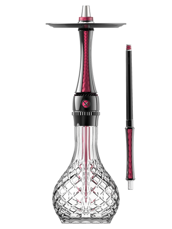 Wasserpfeife Maxx Royal Ruby Black Screw
