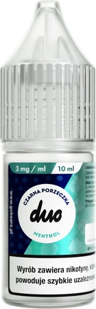 Liquid DUO 10ml - Black Currant Menthol 3mg