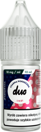 Liquid DUO 10ml - Black Currant Lychee 18mg