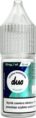 Liquid DUO 10ml - Czarna Porzeczka Menthol 18mg