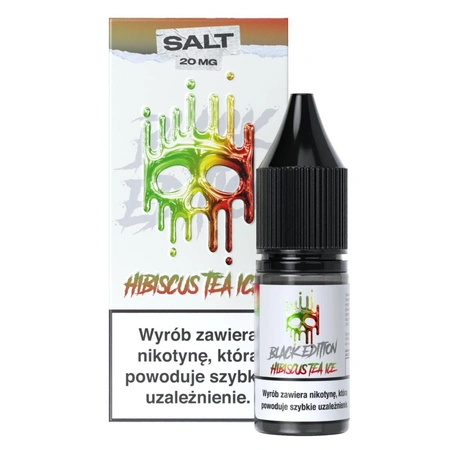 Liquid Dark Line Black Edition Salt 10ml - Hibiscus Tea Ice 20mg