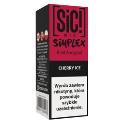 E-Liquid SIC! NIC 8ml - Cherry Ice 6mg