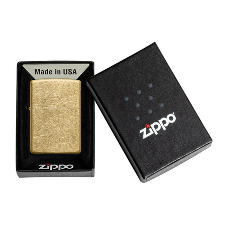 Feuerzeug ZIPPO - REGULAR TUMBLED BRASS