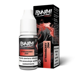 E-liquid Tsunami Salt 10ml - Strawberry Jam 20mg