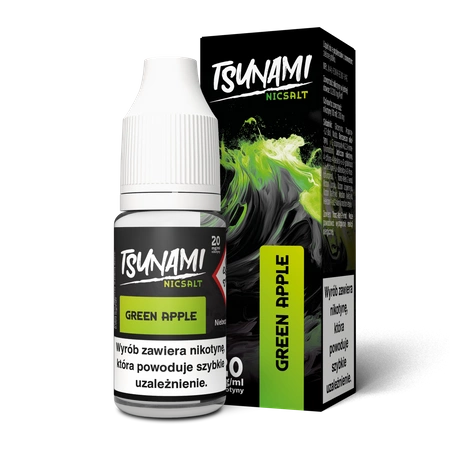 Liquid Tsunami Salt 10ml - Green Apple 20mg