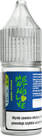 Liquid MenthoLove 10ml - Green Fusion 3mg