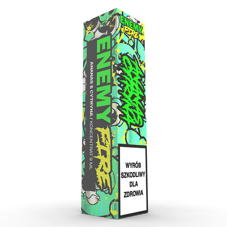 Longfill Enemy Fire 9ml - Pineapple Lemon