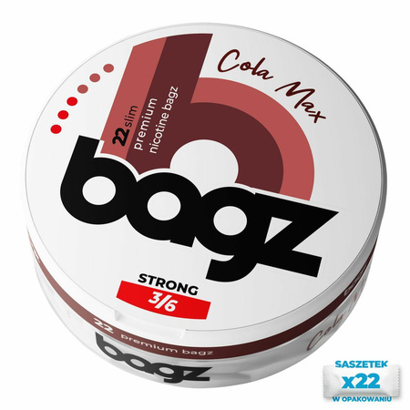 Nikotinbeutel BAGZ Cola Max 3/6 Strong