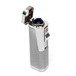 Feuerzeug Eurojet Rio Cigar 3xJet Puncher Silver