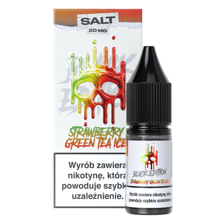 Liquid Dark Line Black Edition Salt 10ml - Strawberry Green Tea Ice 20mg