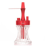 Wasserpfeife Aladin 2Go Alu Red + Case