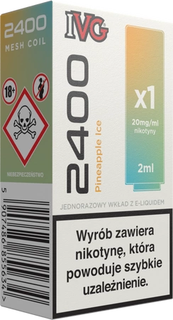 Prefilled POD IVG 2400 Pineapple Ice 20mg