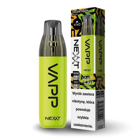 Disposable E-Cigarette VIVO VAPP NEXXT Double Apple 20mg