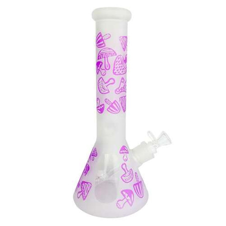 Bongopfeife High Fly (SI) - Mushrooms Pink (w.32cm)