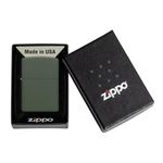 Feuerzeug ZIPPO - DARK GREEN MATTE