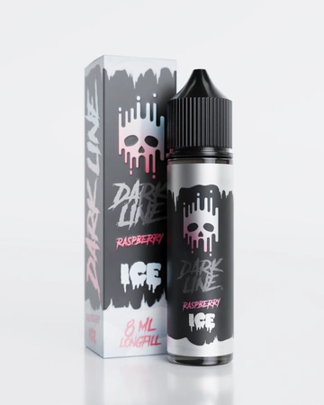 Longfill Dark Line Ice 8/60ml - Raspberry