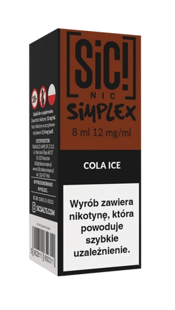 Liquid SIC! NIC 8ml - Cola Ice 12mg
