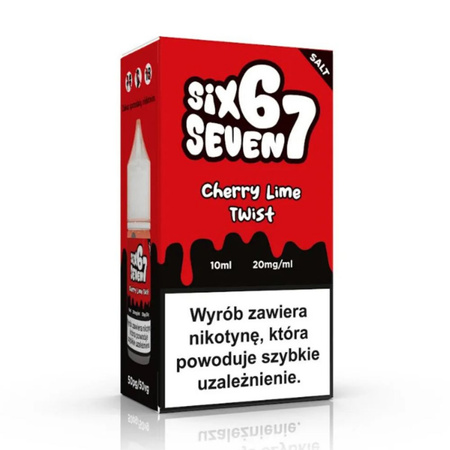 Liquid Six Seven Salt 10ml - Cherry Lime Twist 20mg