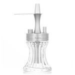 Wasserpfeife Aladin 2Go Alu Silver + Case