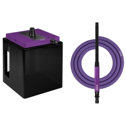 Fajka Wodna Hoob Atom Royal Purple X Black X Bk
