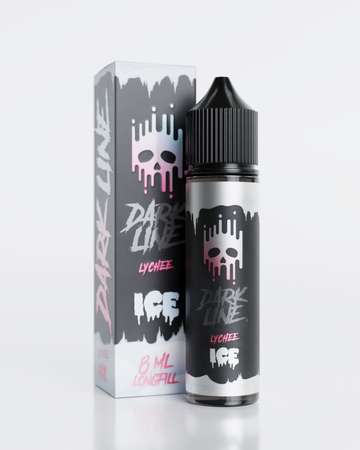 Longfill Dark Line Ice 8/60ml - Lychee