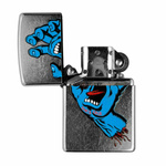 Feuerzeug SEL-ZIPPO - SANTA CRUZ BLUE HAND