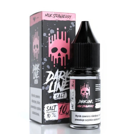 E-liquid Dark Line Salt 10ml - Milk Strawberry 10mg