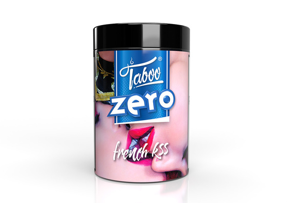 Tabak TABOO Zero French Kiss 50g (Traube, Minze) 