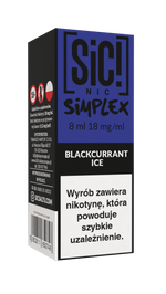 Liquid SIC! NIC 8ml - Blackcurrant Ice 18mg
