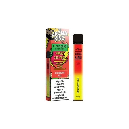 E-Zigarette Einweg AROMA King Strawberry Bull 20mg