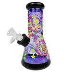 Bongopfeife High Fly (SI) - Glow blue (w.20cm)