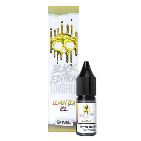 Longfill Dark Line Black Edition 9ml - LEMON TEA ICE