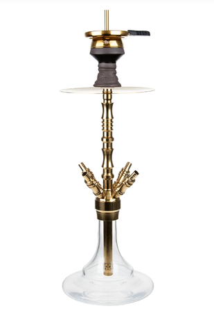 Wasserpfeife Jookah Stainless Steel - Stainphony 06 Medium Gold