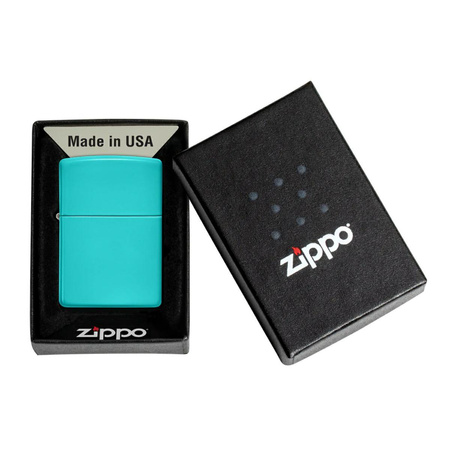 Feuerzeug ZIPPO - REGULAR FLAT TURQUOISE