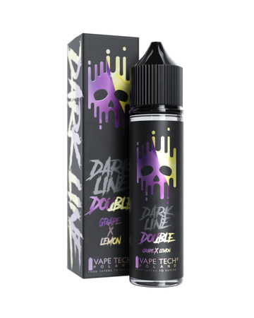 Longfill Dark Line Double 8/60ml - Grape Lemon