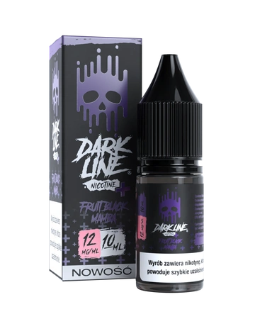 E-liquid Dark Line Nicotine+ 10ml - Fruit Black Mamba 12mg