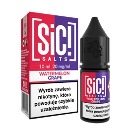 E-liquid SIC! Salt 10ml - Watermelon Grape 20mg