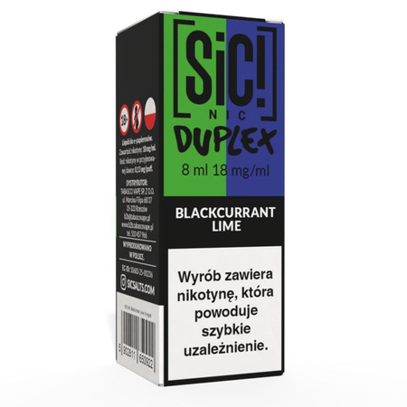 Liquid SIC! NIC 8ml - Blackcurrant Lime 18mg