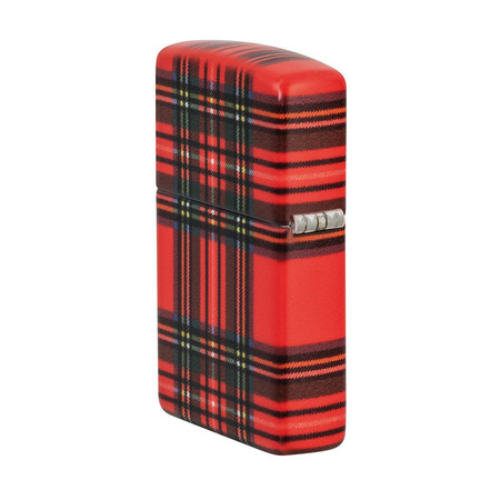 Feuerzeug ZIPPO - RED PLAID MATTE