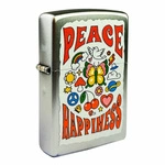 Zapalniczka ZIPPO - PEACE AND HAPPINESS
